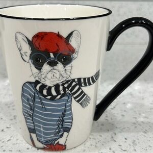 Signature Housewares Incorporated Hipster Animal Boston Terrier Coffee Mug Cup